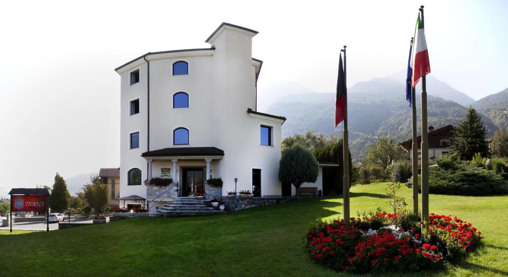 Hotel Diana Jardin Et Spa Aosta Exterior photo